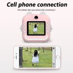 Kinder-Sofortbildkamera, Mini-Thermo-HD-Drucker, Videofoto-Digitalkamera, Standard  Blue, Standard Pink, 16G  Pink, 16G Blue, 32G  Pink, 32G Blue – Bild 7