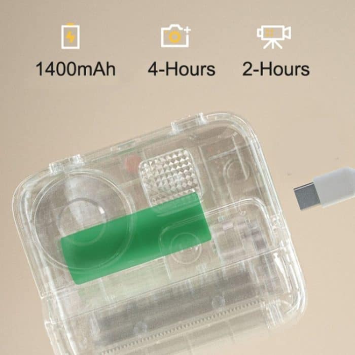 Kinder-Sofortdruckkamera, 4800 W Pixel, 2-Zoll-Bildschirm, Dual-Objektiv-Fotokamera, K27 Pink, K27 Yellow – Bild 9