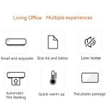 A4-Heiß-Kalt-Laminiergerät, Fotodokumente, Heißlaminierung, 220V EU Plug, 110V US Plug, UK Plug – Bild 4