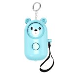 130 dB LED-Persönlicher Alarm-Zugring, Outdoor-Selbstverteidigungsprodukte, Bear Style (Light Blue), Bear Style (Pink), Bear Style (Blue), Bear Style (Purple), Bear Style (Orange)