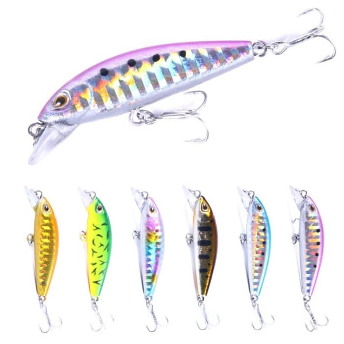 HENGJIA 5,5 cm 6,6 g Mino Luya Fake Bait Long Casting Sinking Bionic Lure, MI503 (1), MI503 (2), MI503 (3), MI503 (4), MI503 (5) – Bild 3
