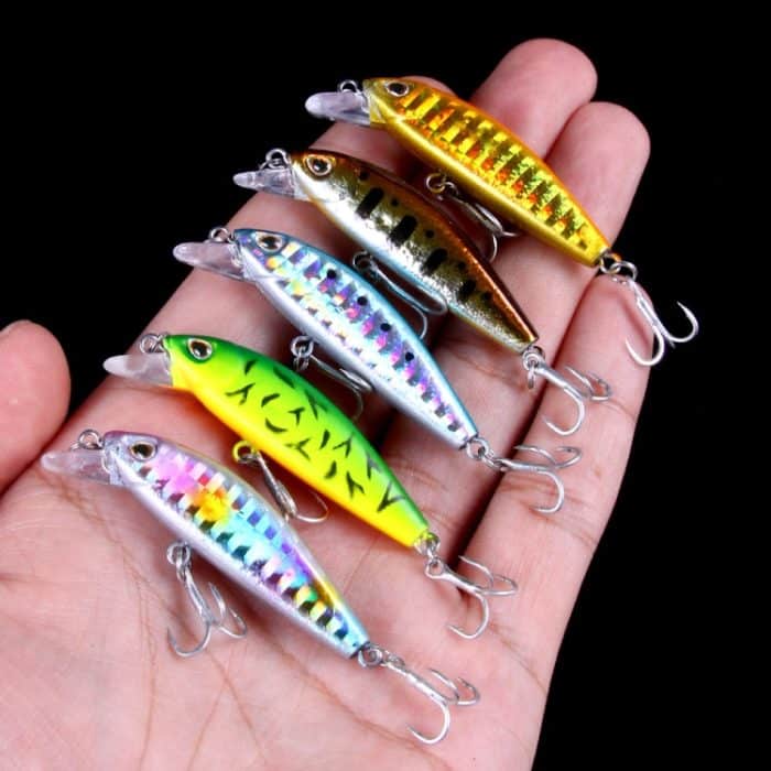 HENGJIA 5,5 cm 6,6 g Mino Luya Fake Bait Long Casting Sinking Bionic Lure, MI503 (1), MI503 (2), MI503 (3), MI503 (4), MI503 (5) – Bild 6