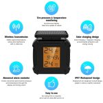 Solar-Motorrad-Reifendrucküberwachung, Farbbildschirm, hochpräziser Sensor, M8, M9 – Bild 3