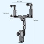 Auto-Rückspiegel-Navigation, einziehbarer multifunktionaler Handyhalter – Bild 3