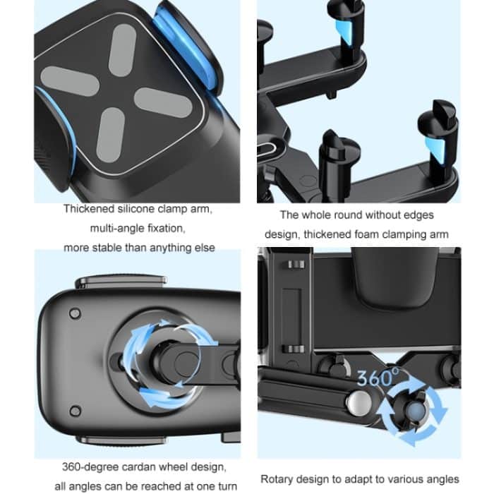 Auto-Rückspiegel-Navigation, einziehbarer multifunktionaler Handyhalter – Bild 8