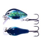 HENGJIA 2 Stück 2,5 cm 1,5 g schwimmendes Wasser, wenig Fett, Mikroobjekt, Mini-3D-Druck, Luya-Köder