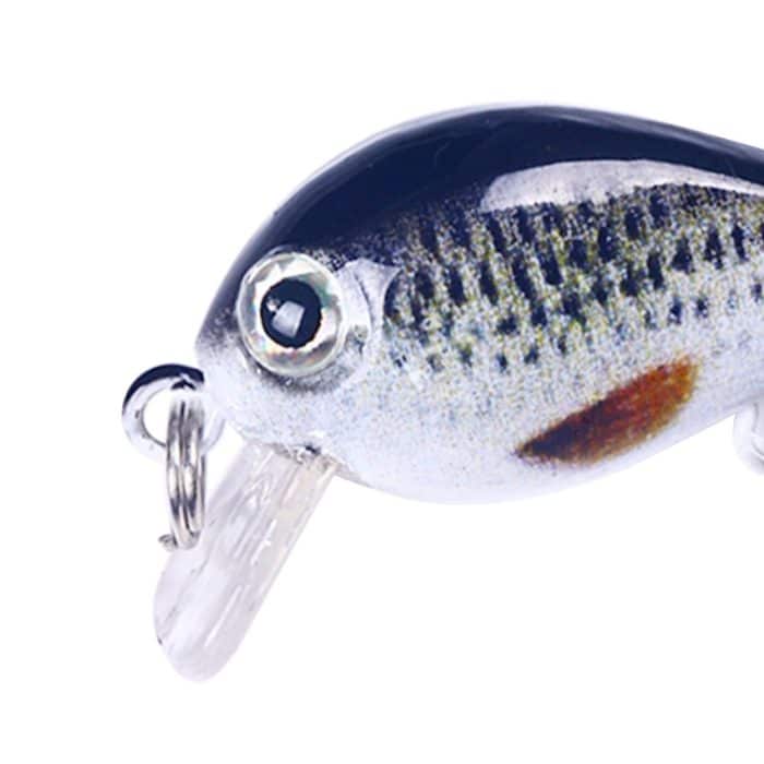 HENGJIA 2 Stück 2,5 cm 1,5 g schwimmendes Wasser, wenig Fett, Mikroobjekt, Mini-3D-Druck, Luya-Köder – Bild 4