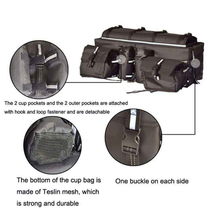 ATV-Tasche, Quad-Bike, Go-Kart-Tasche, Schneemobil-Mountainbike-Tasche, Black, Army Green, Reed Camouflage – Bild 3