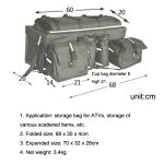 ATV-Tasche, Quad-Bike, Go-Kart-Tasche, Schneemobil-Mountainbike-Tasche, Black, Army Green, Reed Camouflage – Bild 6