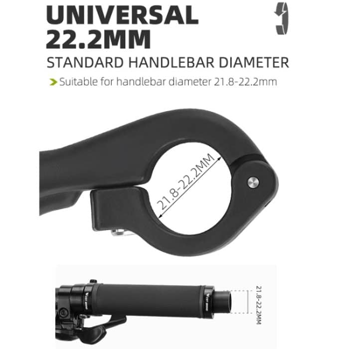 WEST BIKING Fahrrad-Kuhhörner, fluoreszierender stellvertretender Griff, Reitausrüstung – Bild 4