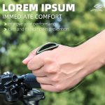 WEST BIKING Fahrrad-Kuhhörner, fluoreszierender stellvertretender Griff, Reitausrüstung – Bild 9