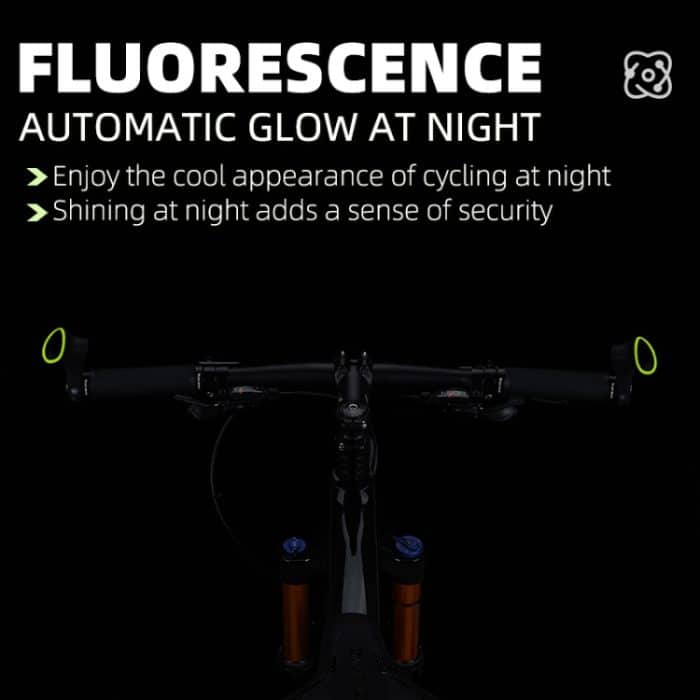 WEST BIKING Fahrrad-Kuhhörner, fluoreszierender stellvertretender Griff, Reitausrüstung – Bild 10
