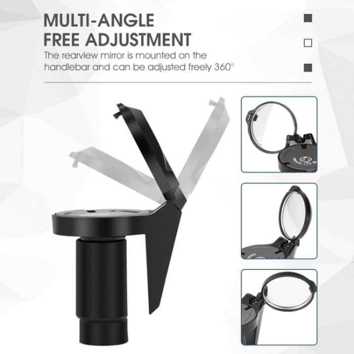 WEST BIKING Konvexer Rückspiegel für Fahrradlenker – Bild 6