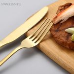 24-teiliges Besteckset aus Edelstahl mit Messer, Gabel und Löffel, Silver, Gold, Rose Gold, Colorful, Black, Blue, Purple – Bild 9