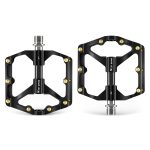 WEST BIKING Mountainbike-Pedal mit 3 Lagern, ultraleichter Carbonfaser-Buchse