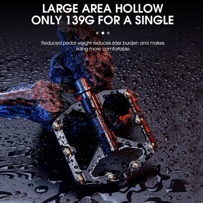 WEST BIKING Mountainbike-Pedal mit 3 Lagern, ultraleichter Carbonfaser-Buchse – Bild 12