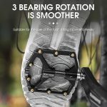 WEST BIKING Mountainbike-Pedal mit 3 Lagern, ultraleichter Carbonfaser-Buchse – Bild 13