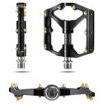 WEST BIKING Mountainbike-Pedal mit 3 Lagern, ultraleichter Carbonfaser-Buchse – Bild 4