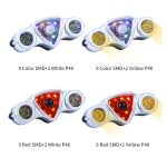 9 + 2 LED Fahrrad Rücklicht Wiederaufladbare MTB Rennrad Scheinwerfer Warnlicht – Bild 2