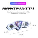 9 + 2 LED Fahrrad Rücklicht Wiederaufladbare MTB Rennrad Scheinwerfer Warnlicht – Bild 3