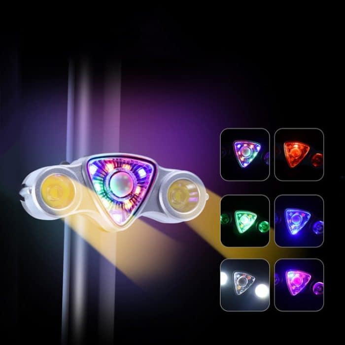 9 + 2 LED Fahrrad Rücklicht Wiederaufladbare MTB Rennrad Scheinwerfer Warnlicht – Bild 10