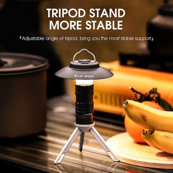 WEST BIKING Outdoor Leuchtturm Camping Licht LED Tragbare magnetische Notfall-Taschenlampe – Bild 11