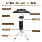 WEST BIKING Outdoor Leuchtturm Camping Licht LED Tragbare magnetische Notfall-Taschenlampe – Bild 3