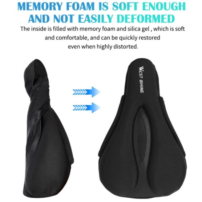 WEST BIKING Fahrrad-Kissenbezug, dickes Silikon-Schnellverschluss-Sitzkissen – Bild 11