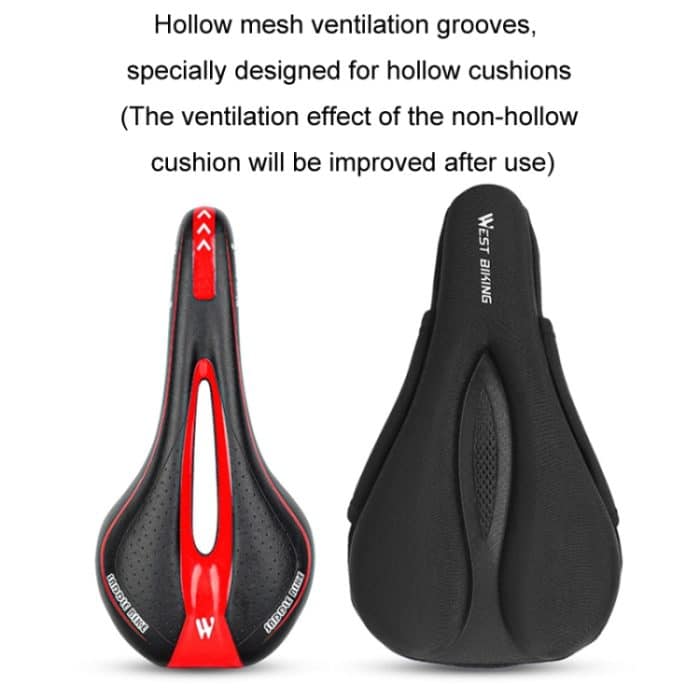 WEST BIKING Fahrrad-Kissenbezug, dickes Silikon-Schnellverschluss-Sitzkissen – Bild 7