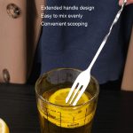 5 Stück kleine 410 Edelstahl Doppelkopf-Löffel mit Gewinde, Cocktail-Rührlöffel, Stainless Steel Color, Gold, Rose Gold, Colorful, Black – Bild 6