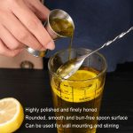 5 Stück kleine 410 Edelstahl Doppelkopf-Löffel mit Gewinde, Cocktail-Rührlöffel, Stainless Steel Color, Gold, Rose Gold, Colorful, Black – Bild 7