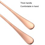 20-teiliges Westernbesteck-Set aus vergoldetem Edelstahl mit Messer und Gabel im Karton, Stainless Steel Color, Gold, Rose Gold, Colorful, Black – Bild 6