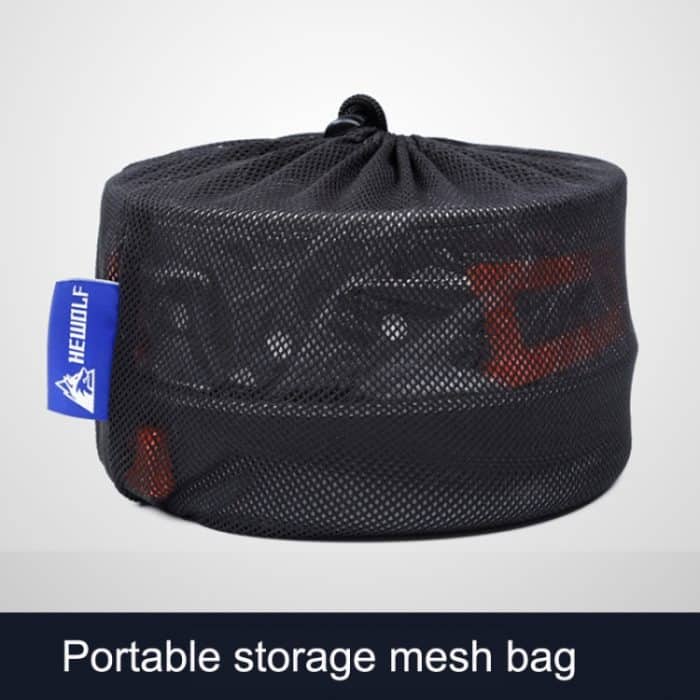 Hewolf HW-K1501 4–5 Personen Outdoor-Aluminiumkocher, tragbare Aufbewahrung, Camping-Set, HW-K1501 – Bild 11