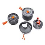 Hewolf HW-K1779 4–5 Personen Outdoor-Aluminiumkocher, tragbare Aufbewahrung, Camping-Set, HW-K1779 – Bild 2