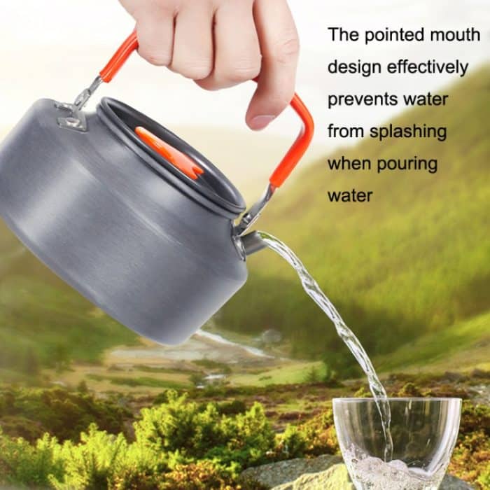 Hewolf HW-K1779 4–5 Personen Outdoor-Aluminiumkocher, tragbare Aufbewahrung, Camping-Set, HW-K1779 – Bild 6