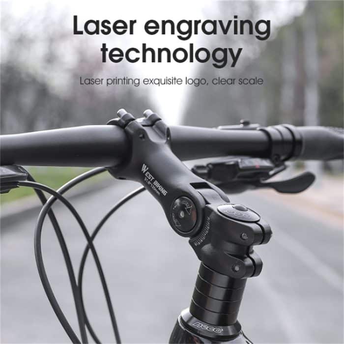 WEST BIKING Mountainbike verstellbarer Lenkerwinkel Riser Lenkerlift-Zubehör, 31.8x85mm, 31.8x100mm, 31.8x120mm, 25.4x100mm, 25.4x120mm – Bild 5