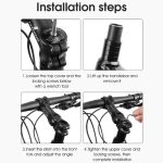 WEST BIKING Mountainbike verstellbarer Lenkerwinkel Riser Lenkerlift-Zubehör, 31.8x85mm, 31.8x100mm, 31.8x120mm, 25.4x100mm, 25.4x120mm – Bild 9