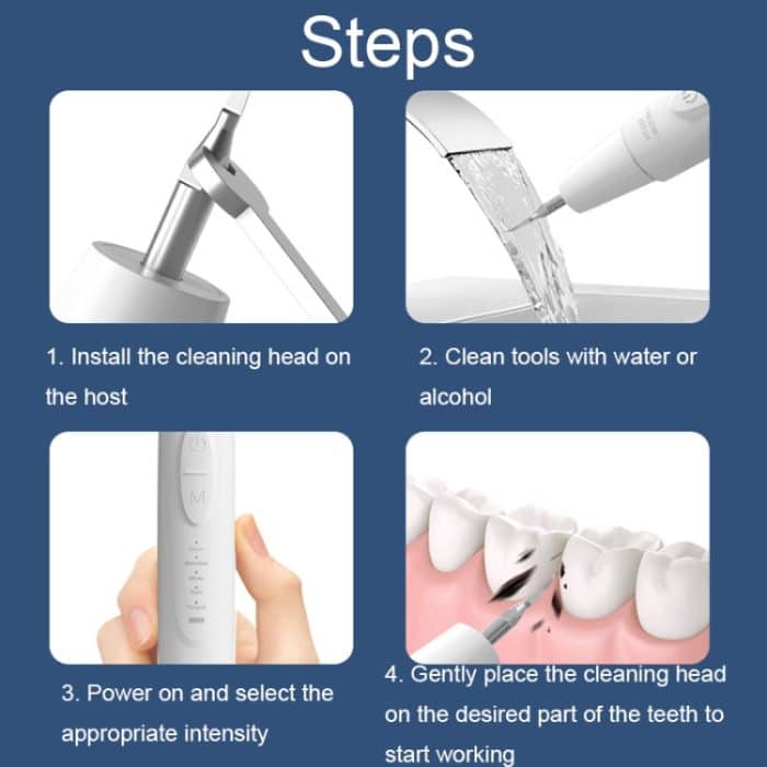 Ultraschall-Elektro-Scaler Home Dental Cleaner Tragbares Scaling-Instrument – Bild 8