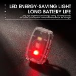 WEST BIKING Mini-Fahrrad, zweifarbiges Rücklicht, Nacht-Warnlicht – Bild 6