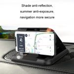 Auto-Handyhalterung, Kohlefaser-Muster, Silikon-Armaturenbrett-Halterung – Bild 4