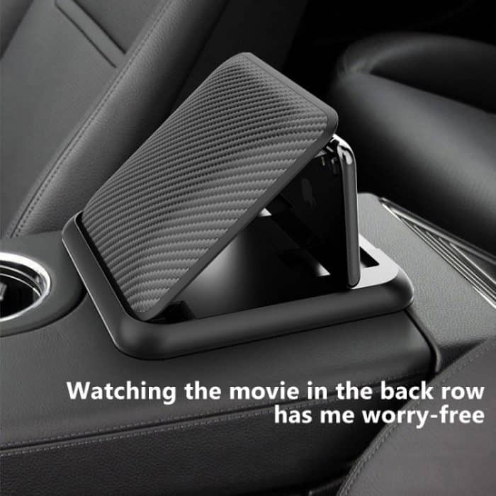 Auto-Handyhalterung, Kohlefaser-Muster, Silikon-Armaturenbrett-Halterung – Bild 8