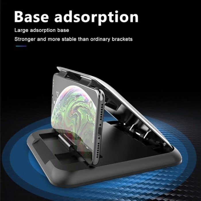 Auto-Handyhalterung, Kohlefaser-Muster, Silikon-Armaturenbrett-Halterung – Bild 9