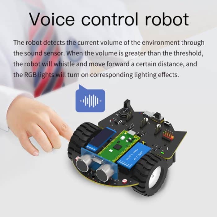 Yahboom Python-Programmierung Smart Car Development Board Kit für Raspberry Pi Pico, Pico Robot – Bild 6