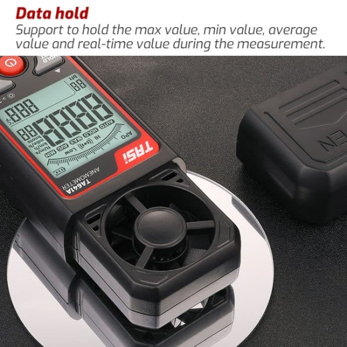 Hochpräzises Windgeschwindigkeitsinstrument, Windvolumentester, tragbares Windgeschwindigkeitsmessgerät, TASI TA641A, TASI TA641B – Bild 6