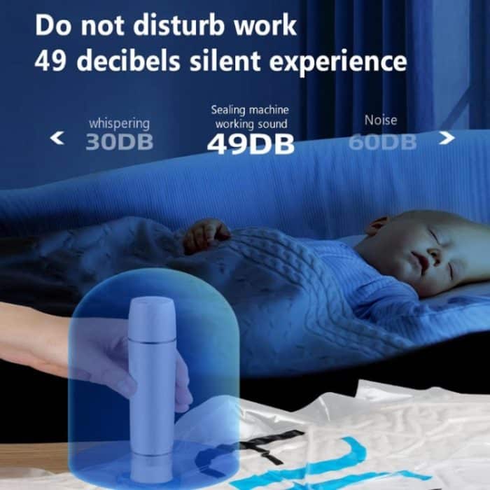 Handvakuummaschine, wiederaufladbare Lebensmittelkonservierungs-Kompressionsaufbewahrungsmaschine – Bild 4