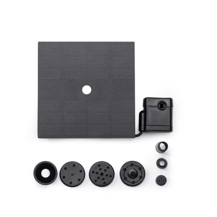 11 cm großer schwimmender Solarbrunnen für den Außenbereich – Bild 2