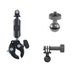 TELESIN Kunststoff Crab Claw Lenkerrohrklemme für Sportkamera-Handys