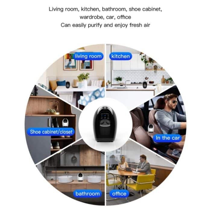 Negative Ionen- und Ozon-Luftreiniger-Desinfektionsmaschine mit zwei Betriebsarten zur Entfernung von Formaldehydbakterien – Bild 9