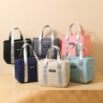 Tragbare Isoliertasche, wasserdichte kleine Mahlzeittasche, Aluminiumfolie, verdickte Lunchtasche – Bild 2