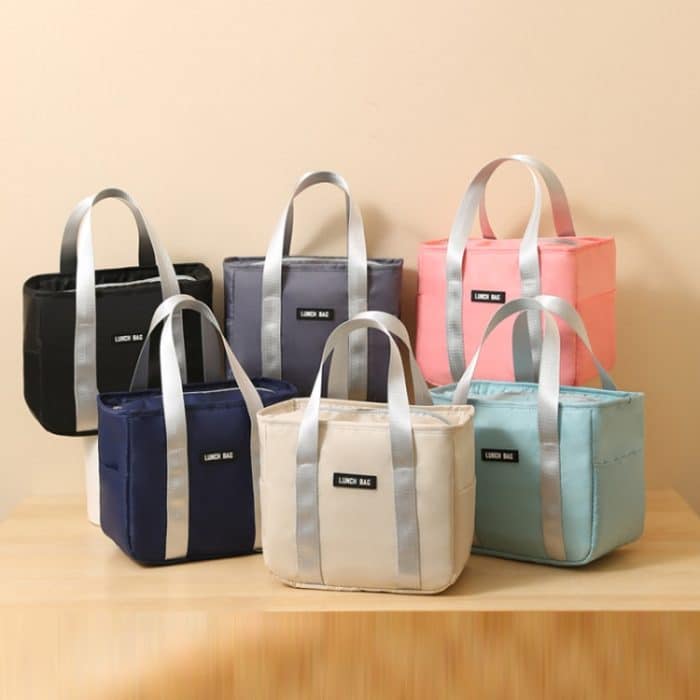 Tragbare Isoliertasche, wasserdichte kleine Mahlzeittasche, Aluminiumfolie, verdickte Lunchtasche – Bild 2